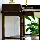 Solid wood serving cart