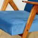 B-310 VAR armchair sea blue blue velvet - 2 pieces available