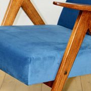B-310 VAR armchair sea blue blue velvet - 2 pieces available