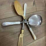 Knife set, mother-of-pearl handles