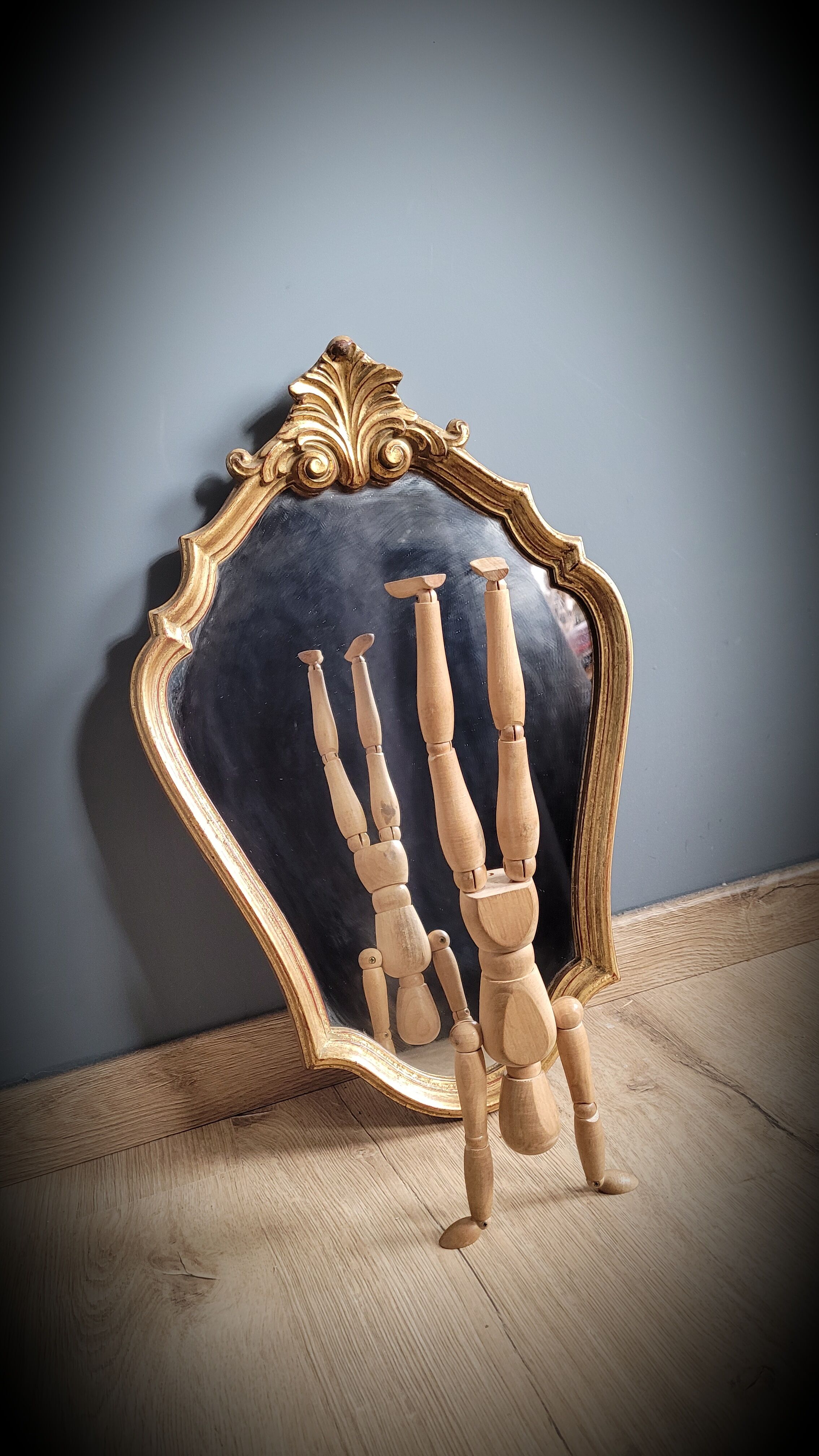 Baroque Golden Mirror 12 49x32cm