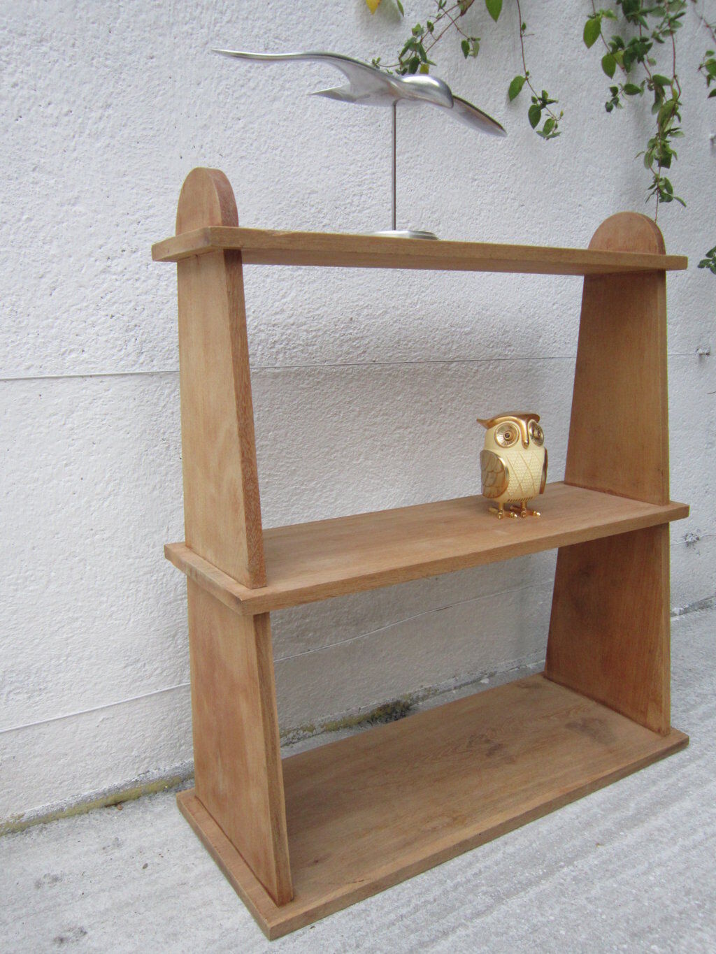 Solid oak shelf 1950