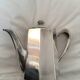 Ercuis 3-piece silver-plated metal coffee set – art deco style