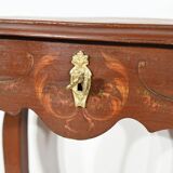 Small Table in Lacquered Wood, Louis XV Style – Late 19th Century