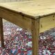 Early 20th century flat desk in fir