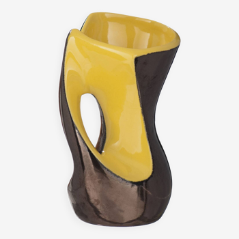Vallauris ceramic pitcher vase signed Céramidi Year 50/60