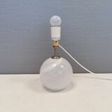 Beautiful table lamp, model Misty by Torben Jørgensen, Holmegaard Glassworks Denmark 1980.