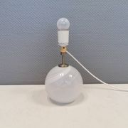 Beautiful table lamp, model Misty by Torben Jørgensen, Holmegaard Glassworks Denmark 1980.