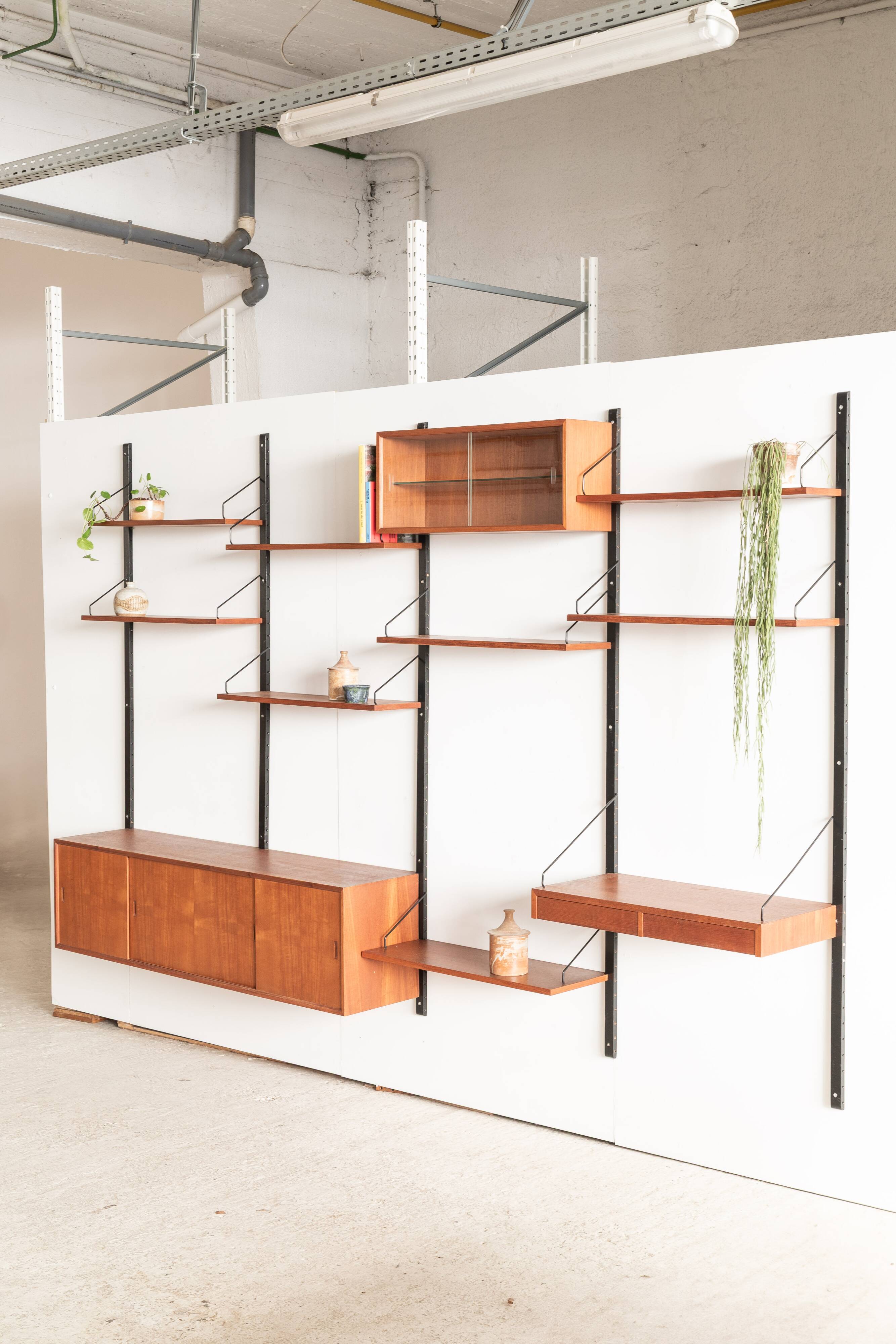 4-Bay wall unitkl  by P. Cadovius, Denmark, 1960's