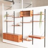 4-Bay wall unitkl  by P. Cadovius, Denmark, 1960's
