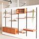 4-Bay wall unitkl  by P. Cadovius, Denmark, 1960's