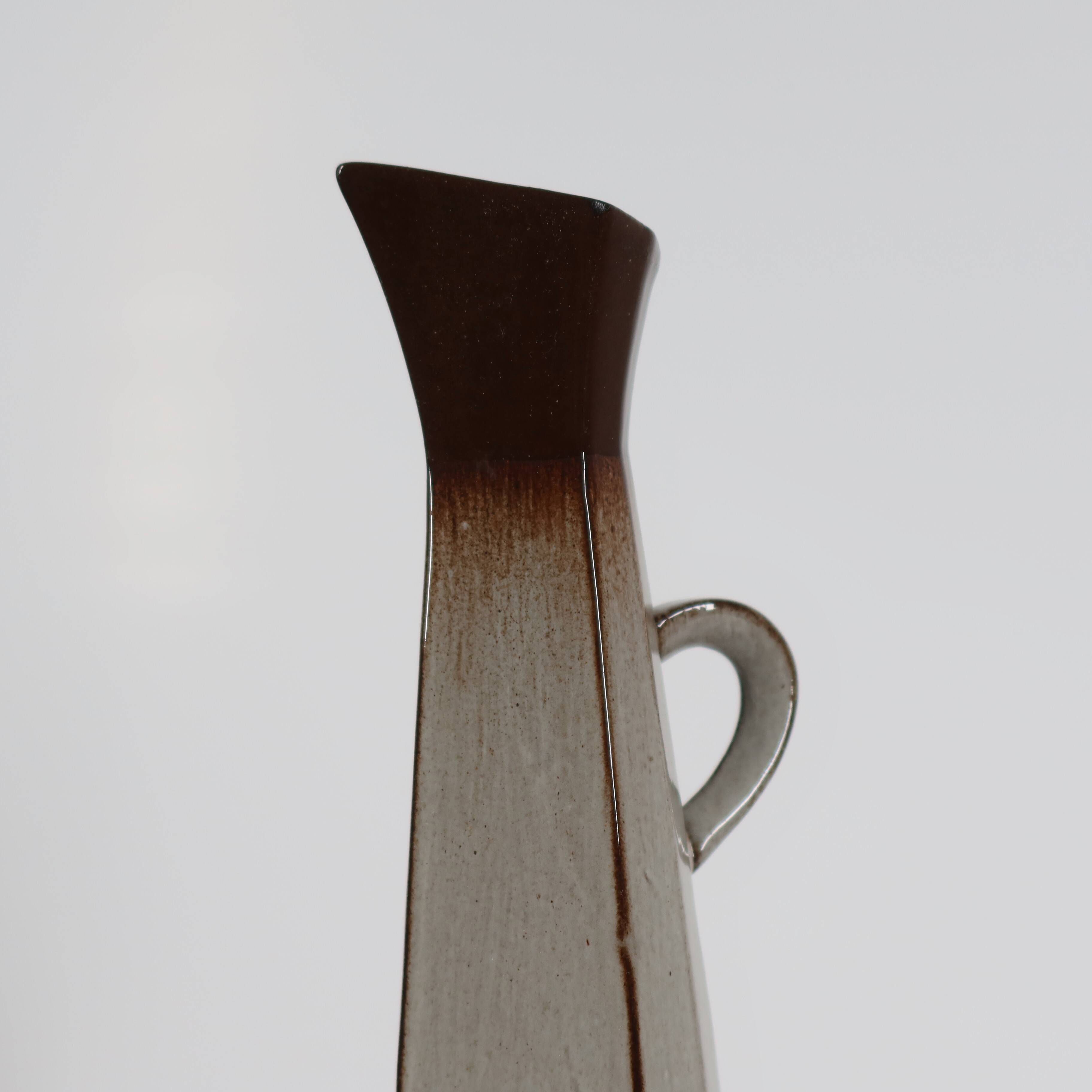 Cubist Ceramic Vase-Piercer - Mid-20th Century