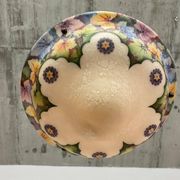 Lampe en verre peinte à la main Art Nouveau