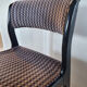Paire de chaises esprit scandinave velours années 80