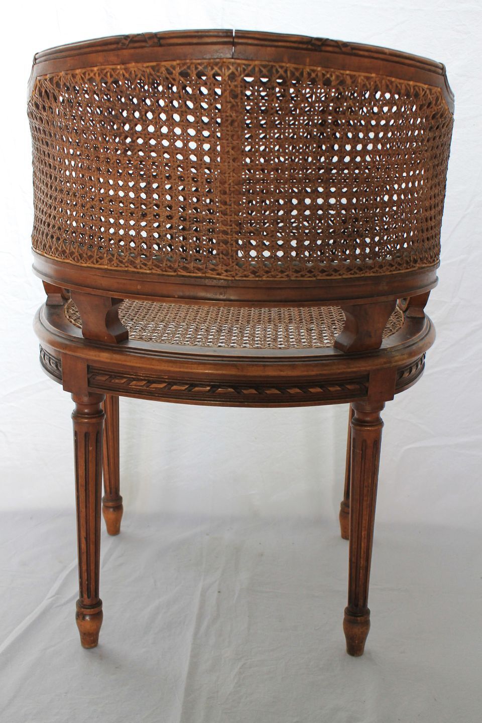 Louis XVI-style canne chair from the late 19th century