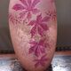 SUPERB GLASS PASTE VASE SIGNED LEGRAS RUBY SERIES