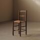 Peasant chair in wood and straw, Folk Art, around 1900