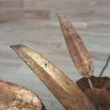 Golden leaf chandelier
