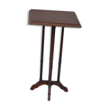 Table d'appoint  en bois vernis marron