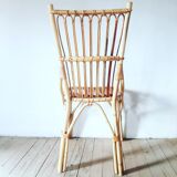 Rattan chair from the 1950s
