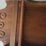 Handcrafted wooden spice rack 56 cm high