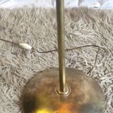 Floor lamp in solid brass minimalist design – 50s/60s