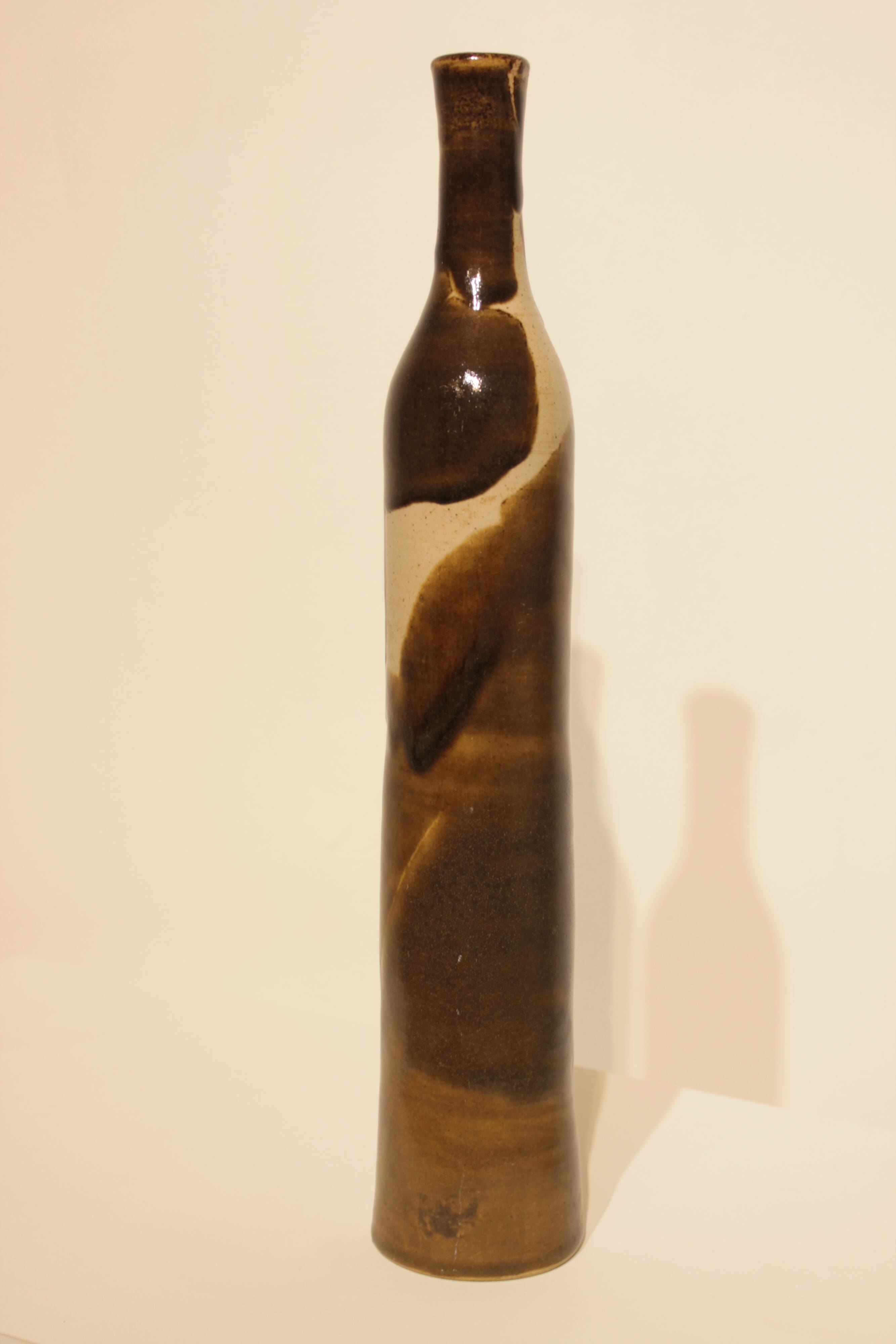 Large bottle vase by Roland Zobel, Les Cyclades, Anduze