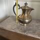 Antique Silver-Plated Metal Teapot English Sheffield