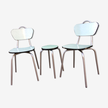 Chairs and stool formica