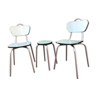 Chairs and stool formica