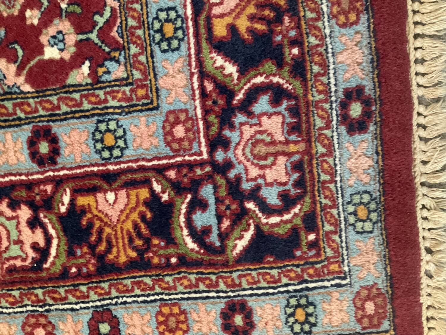 Vintage Persian woven wool rug 165x95