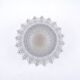 Clear crystal vase Val Saint Lambert - "Artichoke" model - Circa 1960