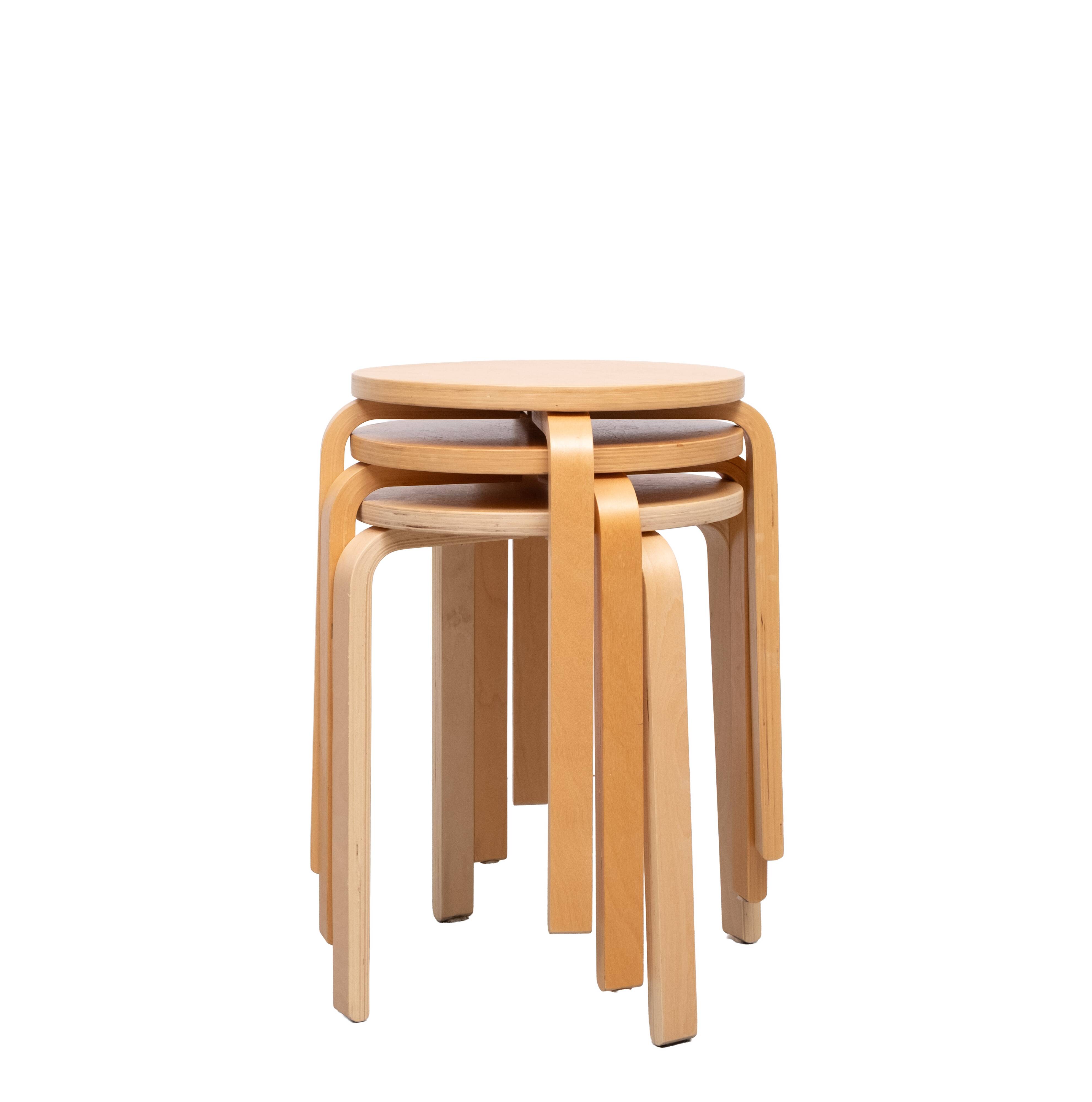 Tabourets Ikea Frosta ensemble de trois années 1980