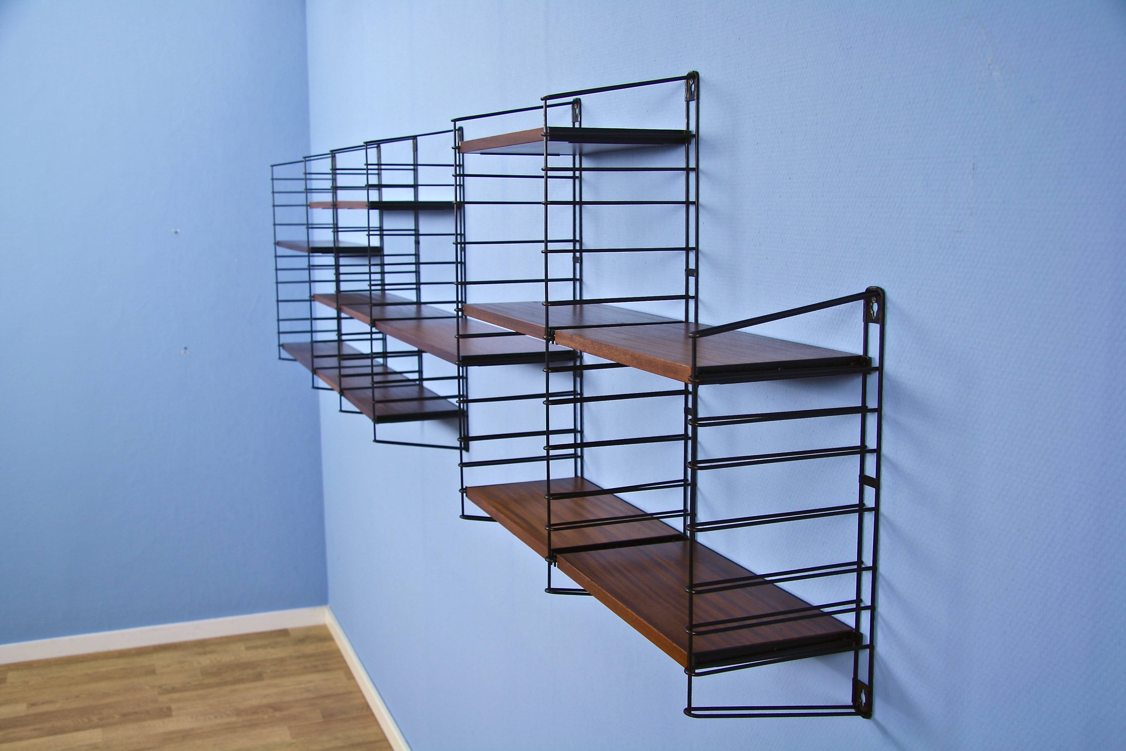 Dutch modular shelving unit by A. Dekker for Tomado, 1960s