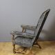 Louis XIV armchair in walnut, 18th century