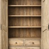 Sanded antique wardrobe