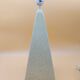 Pyramid lamp in porcelain ceramic Brussels cracked effect
