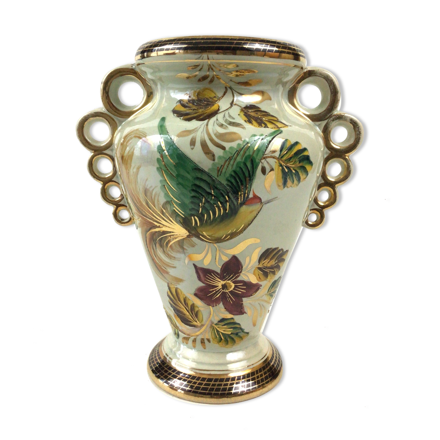 Vase signed Béquet Belgium