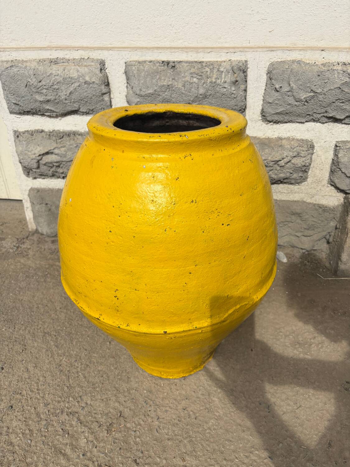 Spanish terracotta pottery jar