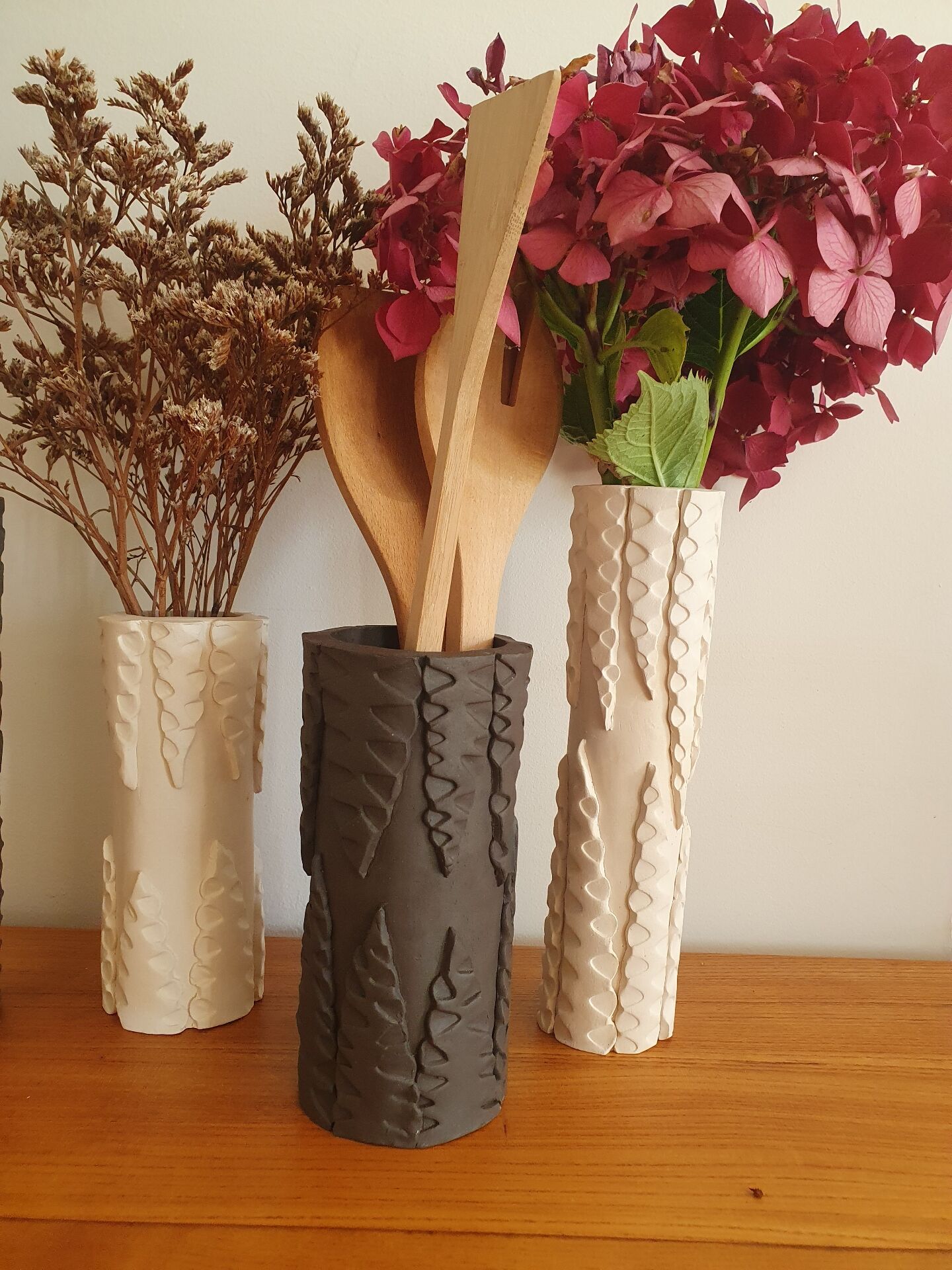 Vases en poterie
