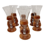 Champagne flutes Francis Dumelié