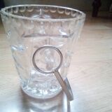 Glass ice bucket in good condition