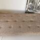 Banquette day bed en chêne design 1970
