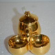 golden LIMOGES porcelain pepper shaker