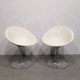 Two Kartell Eros chairs