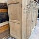Art Deco buffet in sandblasted solid oak