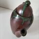 Ceramic coffee pot in red clay – artist's creation