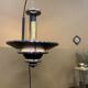 Vintage Art Deco ceiling light by Georges Halais, 1930.