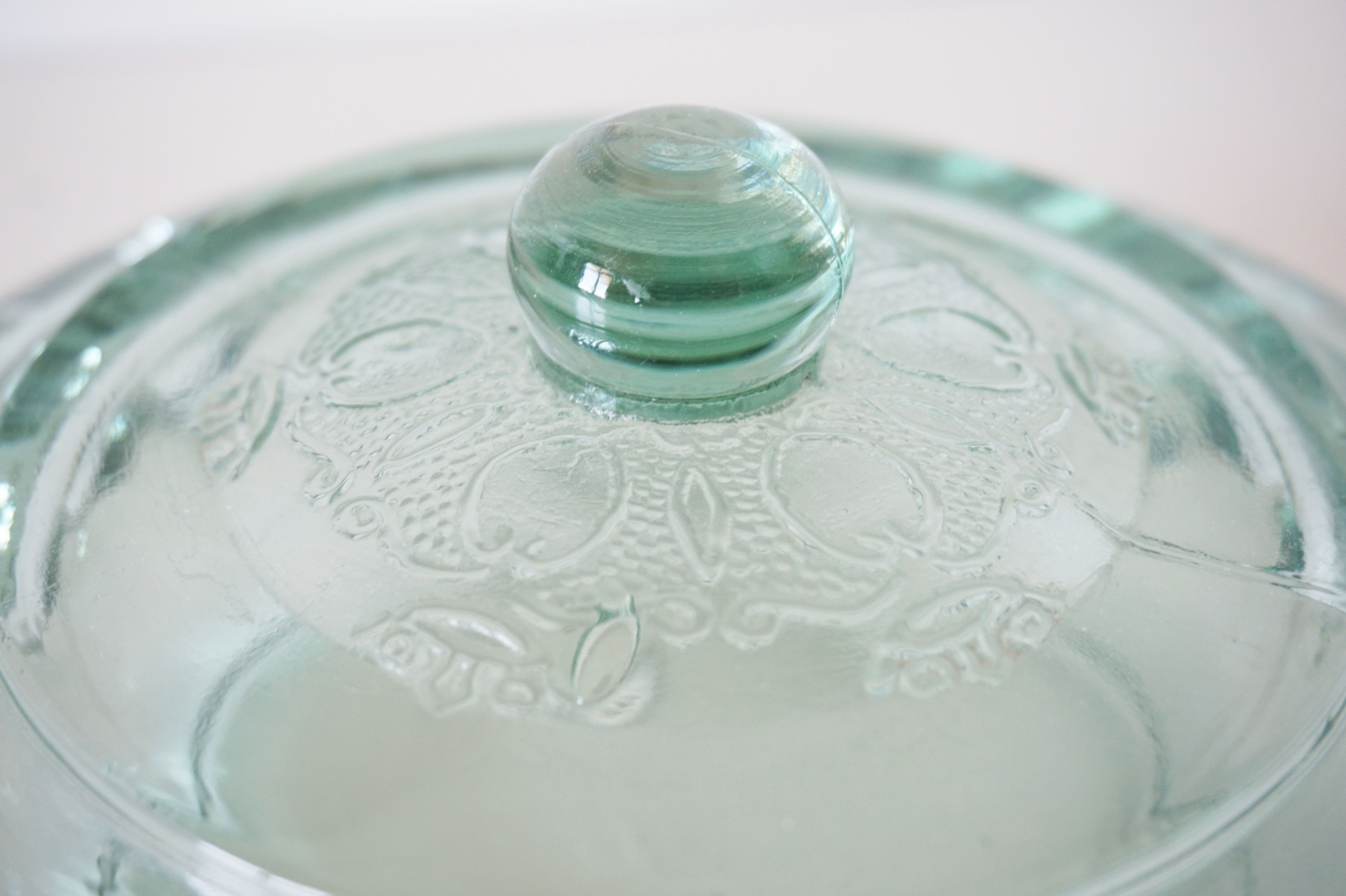 Candy box or old annealed glass box