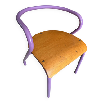 Chaise écolier enfant Hitier vintage